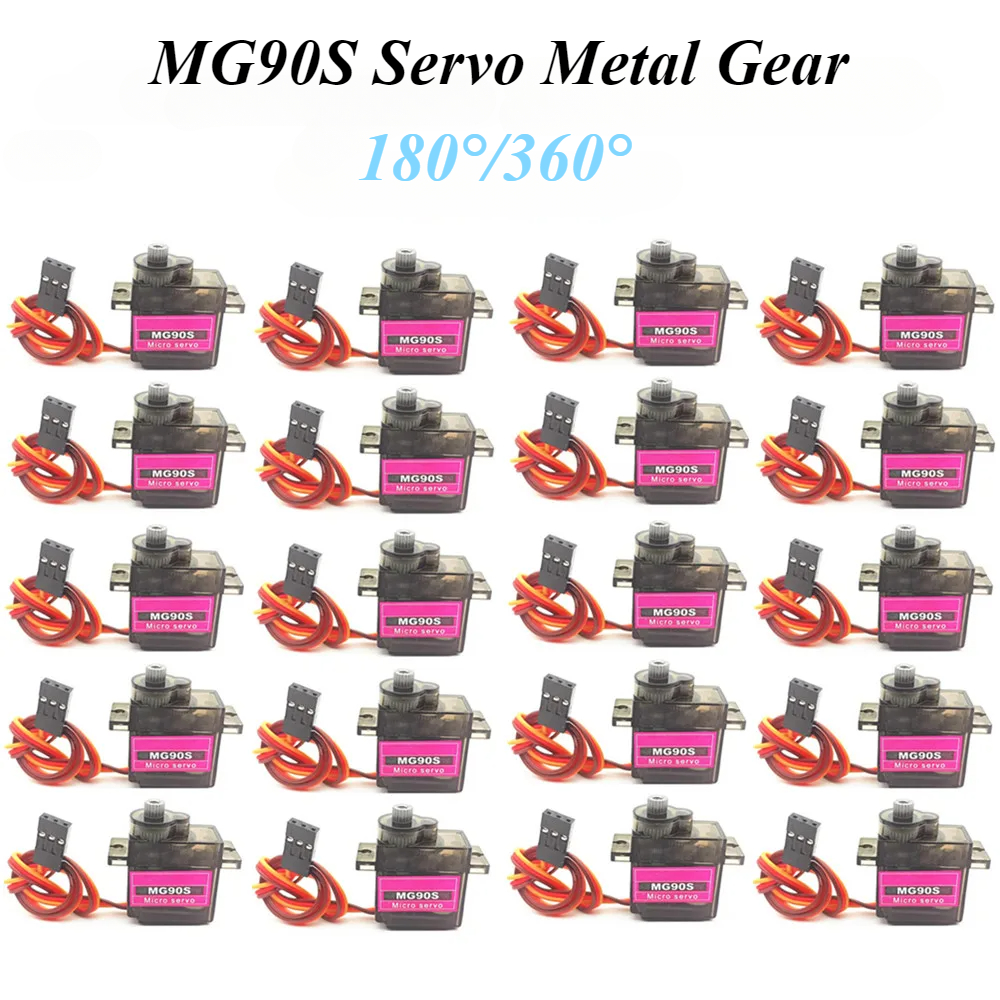 Rc Helicopter Remote Control - 2/4/10/20/50Pcs MG90S Servo All Metal Gear