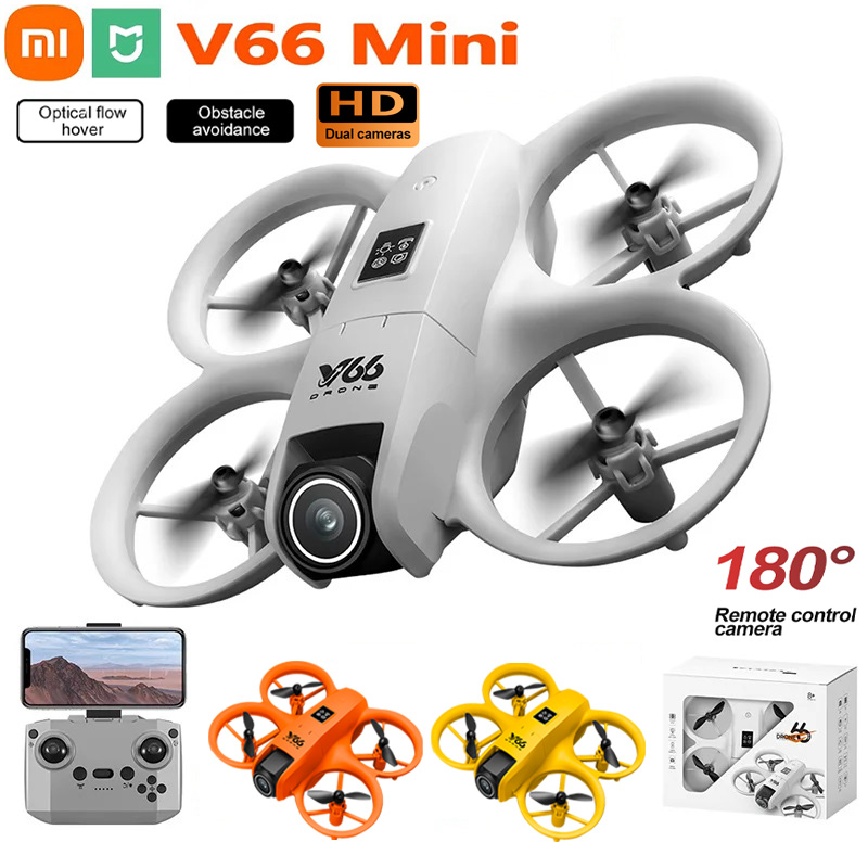 New V66 Mini Drone HD Camera 4 - Rc Helicopter Case ulasan dan harga
