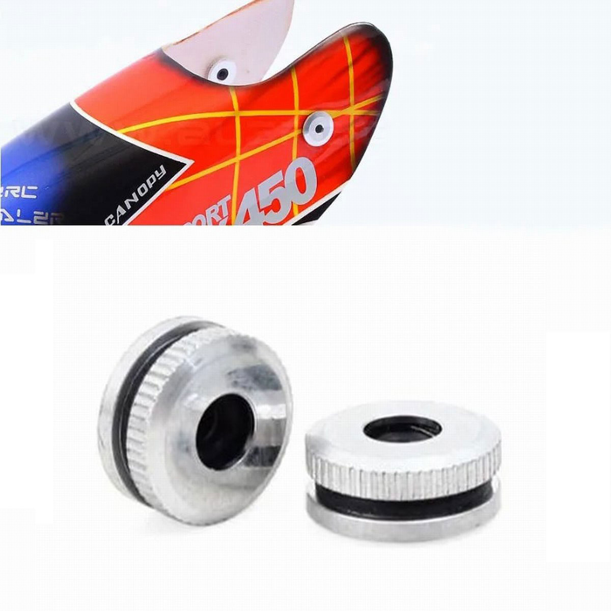 Metal Canopy Mounting Nuts for - Rc Helicopter Nitro ulasan dan harga