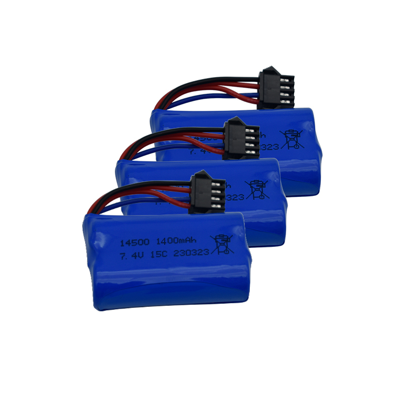 7.4V 1400mAh 14500 lithium-ion - Rc Helicopter Parts ulasan dan harga
