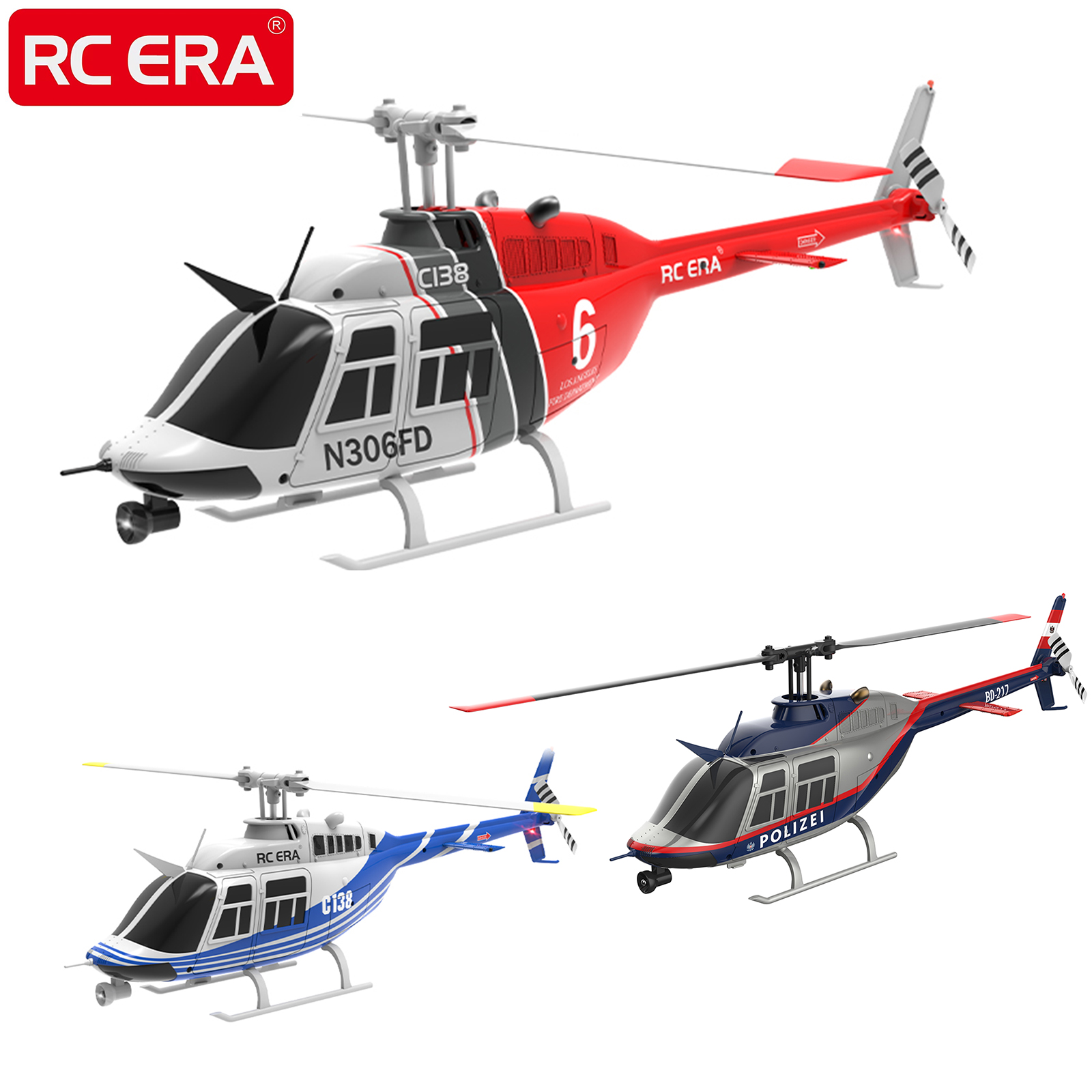 RC ERA C138 BELL 206 Jet Range - Rc Helicopter Large ulasan dan harga