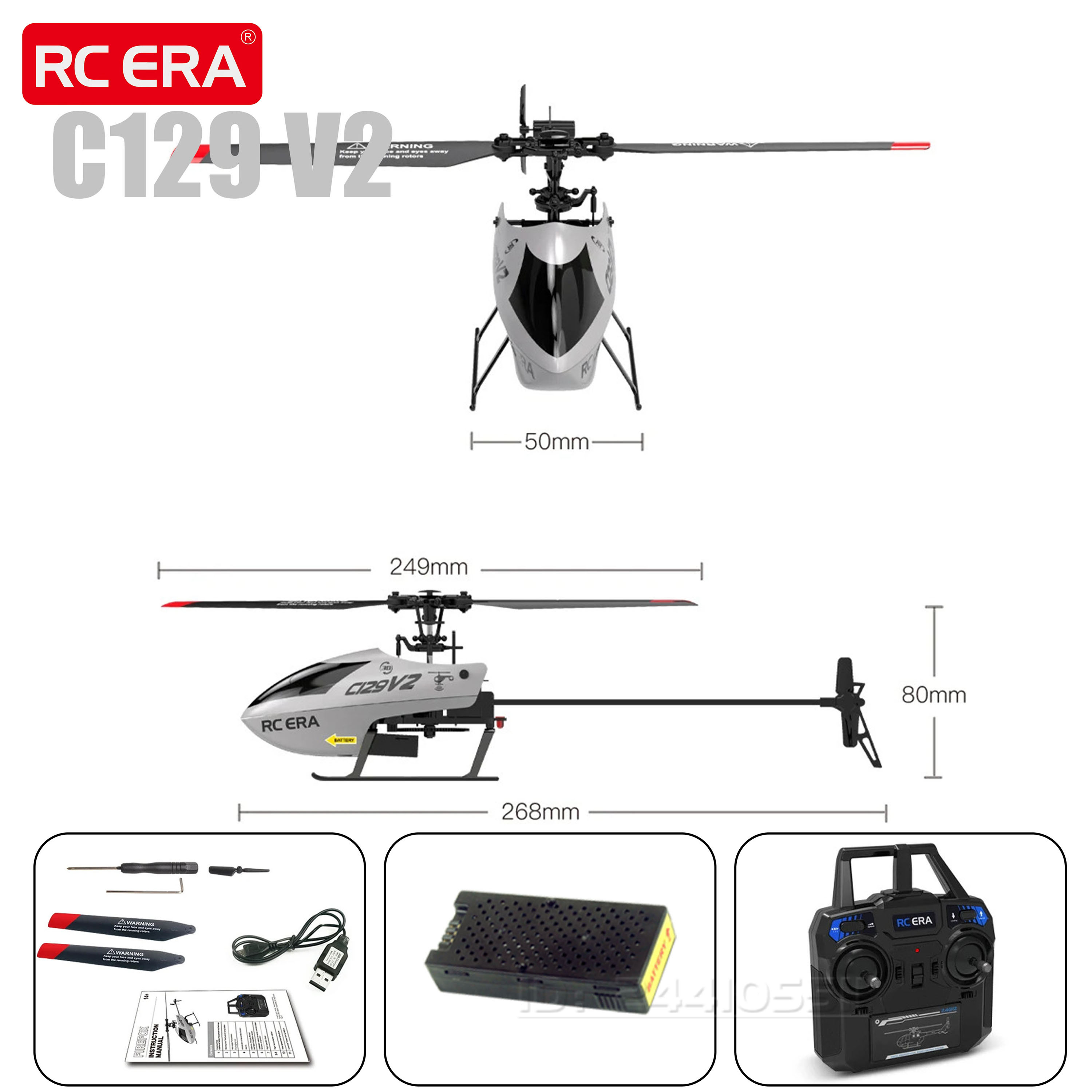 C129 V2 4CH RC Helicopter RTF  - Rc Helicopter Large ulasan dan harga