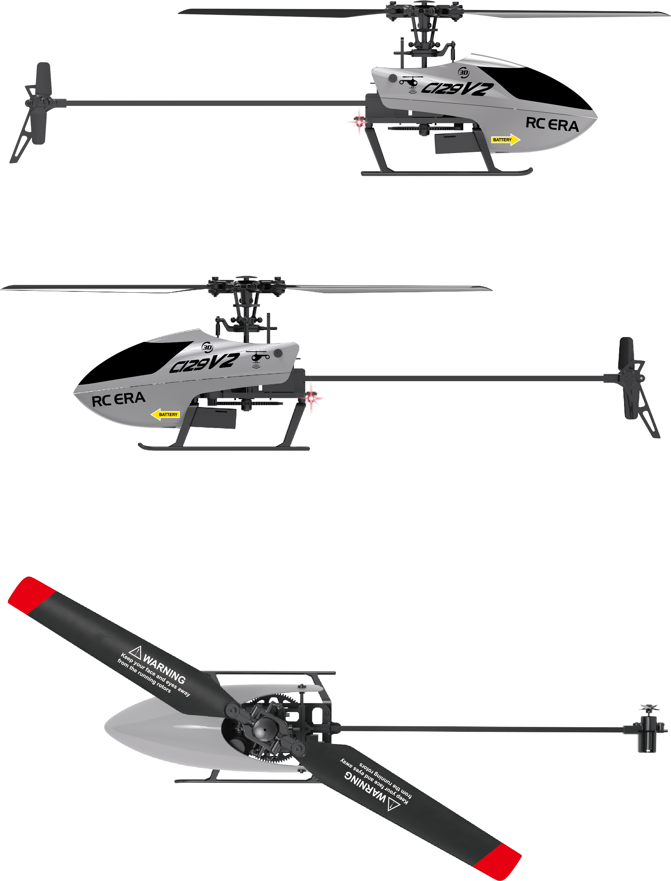 C129 V2 4CH RC Helicopter RTF  - Rc Helicopter Large ulasan dan harga