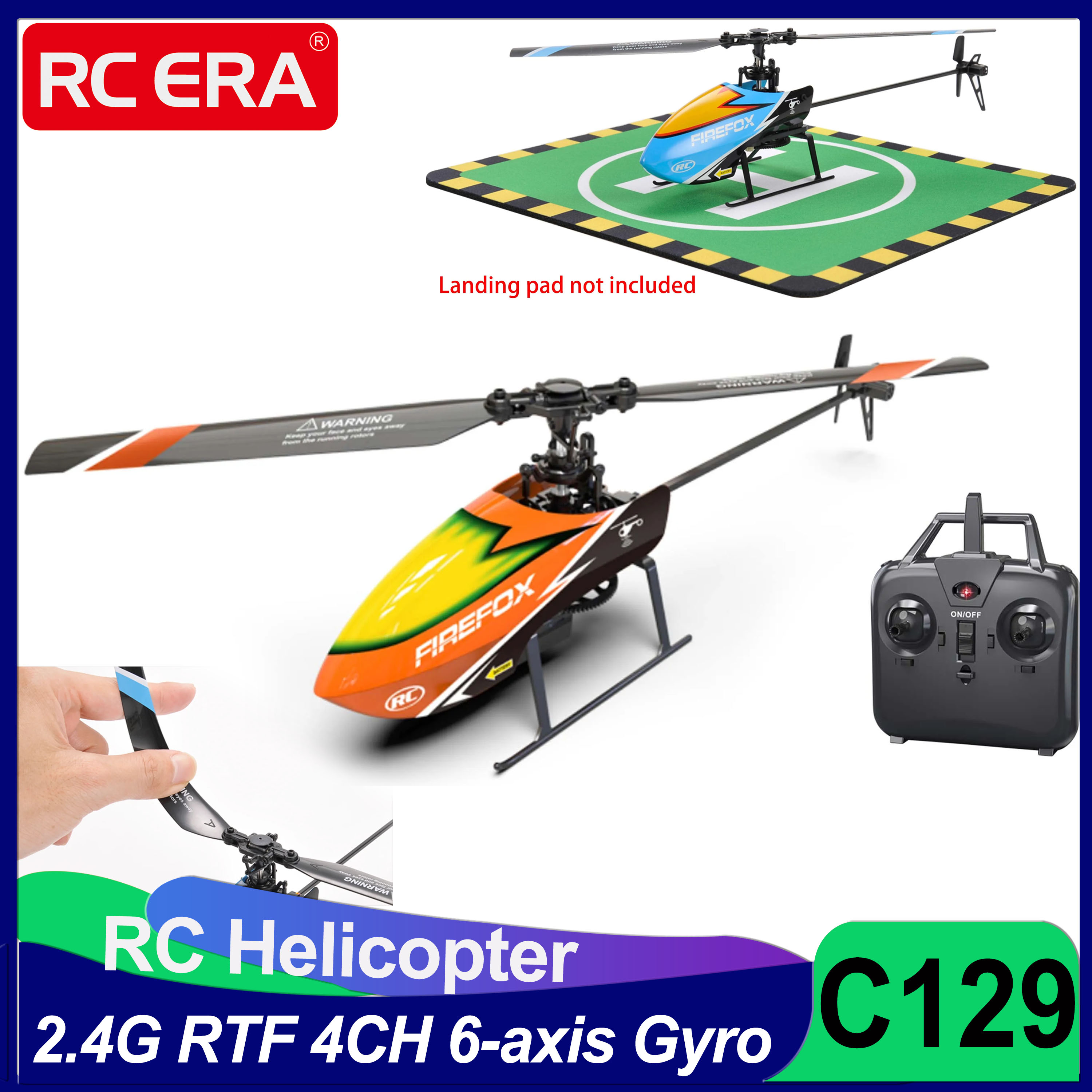 C129 RC Helicopter RTF 4CH 6-a - Rc Helicopter Single Rotor ulasan dan harga