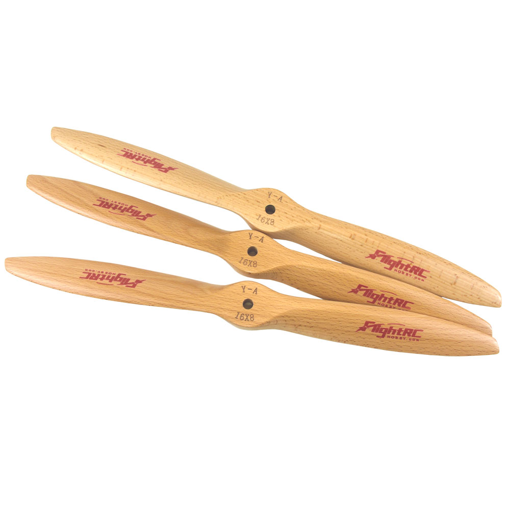 1Pc Wooden Beech Propeller CW  - Rc Helicopter Bag ulasan dan harga