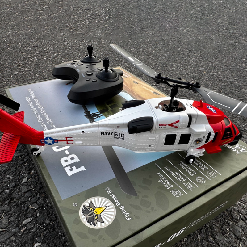 FB-06 Black Hawk Remote Contro - Rc Helicopter Gyro ulasan dan harga