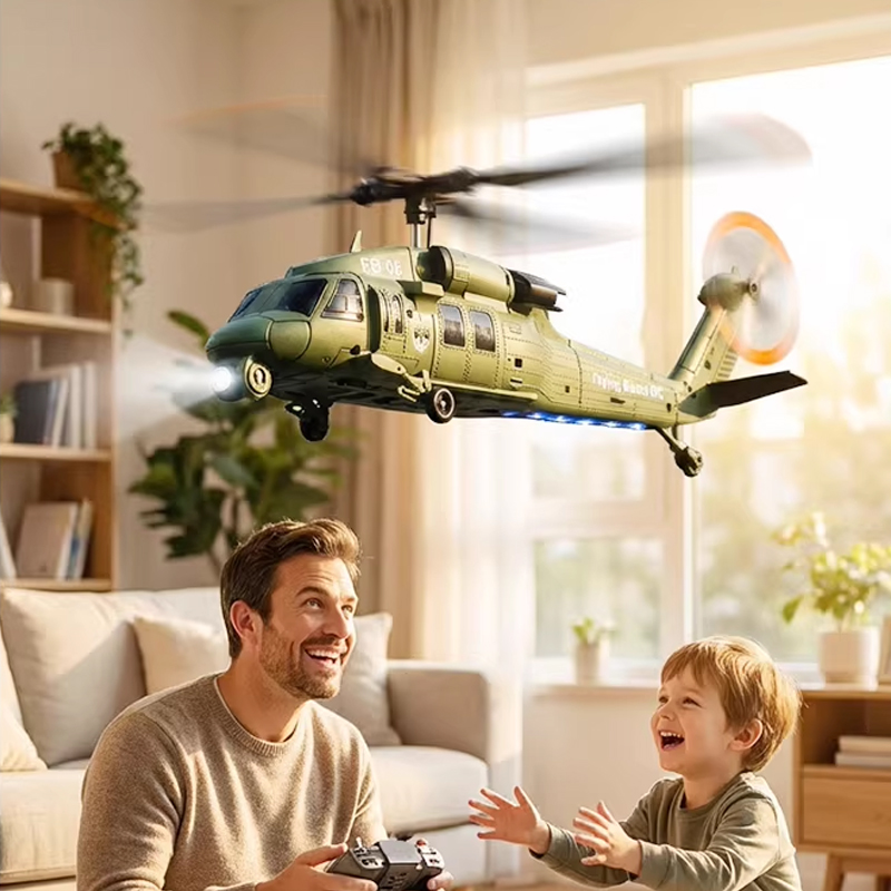 FB-06 Black Hawk Remote Contro - Rc Helicopter Gyro ulasan dan harga