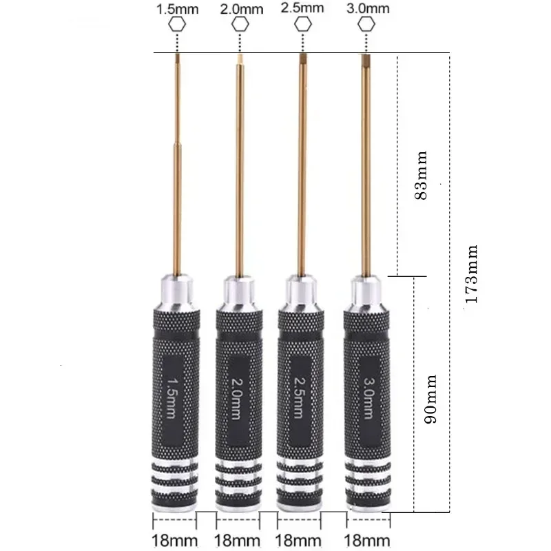 0.9/1.27/ 1.3/ 1.5/ 2.0/ 2.5/  - Rc Helicopter Tool Kit ulasan dan harga