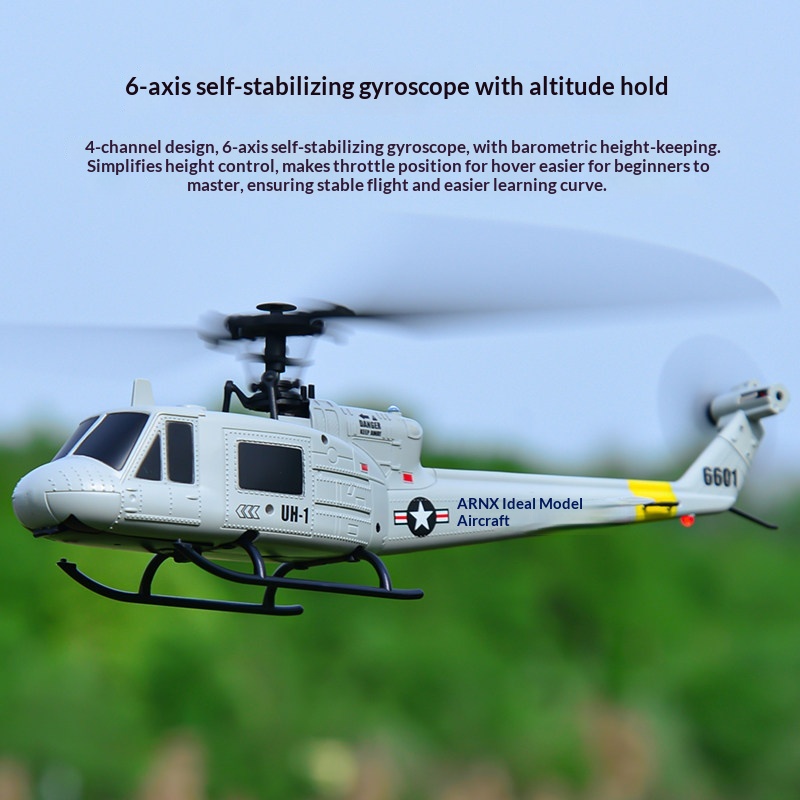 Huey F6601 4CH RC Helicopter - - Rc Helicopter Single Rotor ulasan dan harga