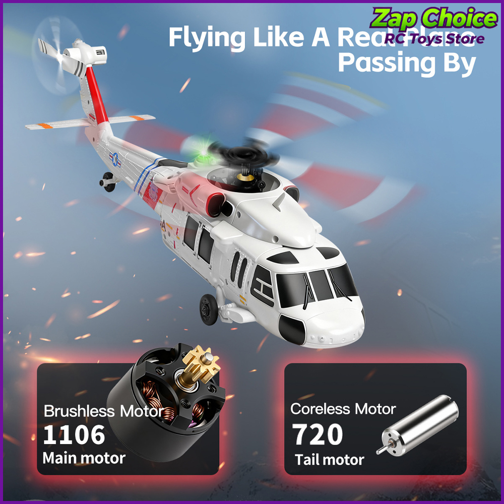 Wltoys K270 Black Hawk UH-60L  - Rc Helicopter Gyro ulasan dan harga