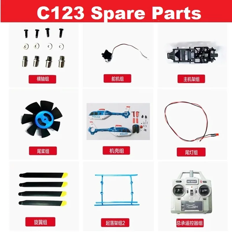 Spare Parts List For RC ERA C1 - Rc Helicopter Blade ulasan dan harga