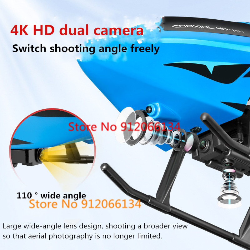 70CM 4K Dual Camera Obstacle A - Rc Helicopter Large ulasan dan harga
