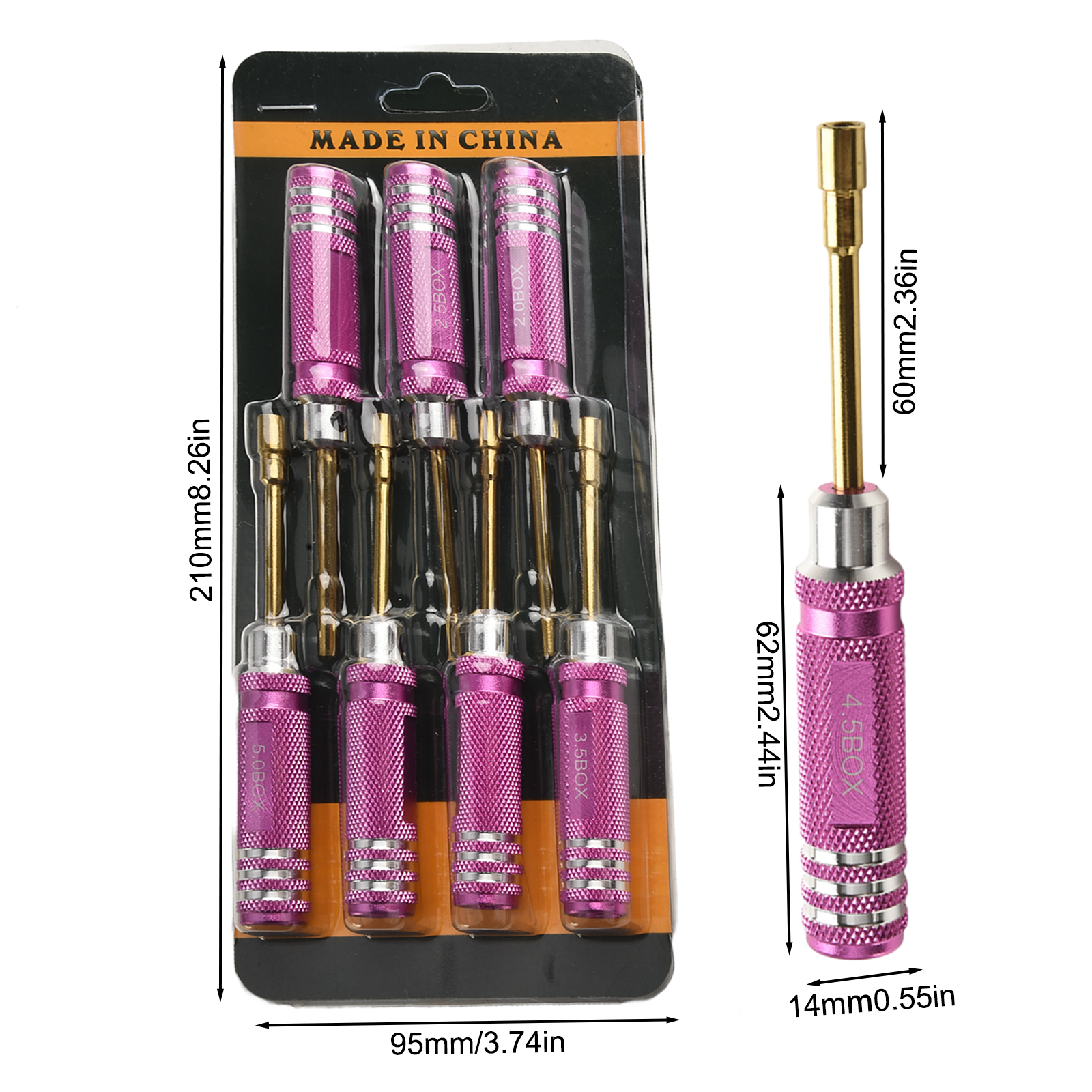 7 Piece 2-5MM Hexagonal Screwd - Rc Helicopter Tool Kit ulasan dan harga